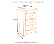 Juararo Queen Poster Bed with Mirrored Dresser, Chest and Nightstand