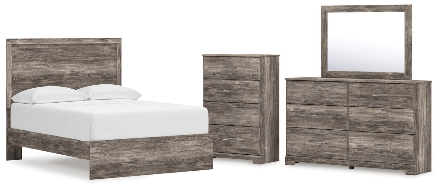 Ralinksi Full Panel Bed, Dresser, Mirror and Chest