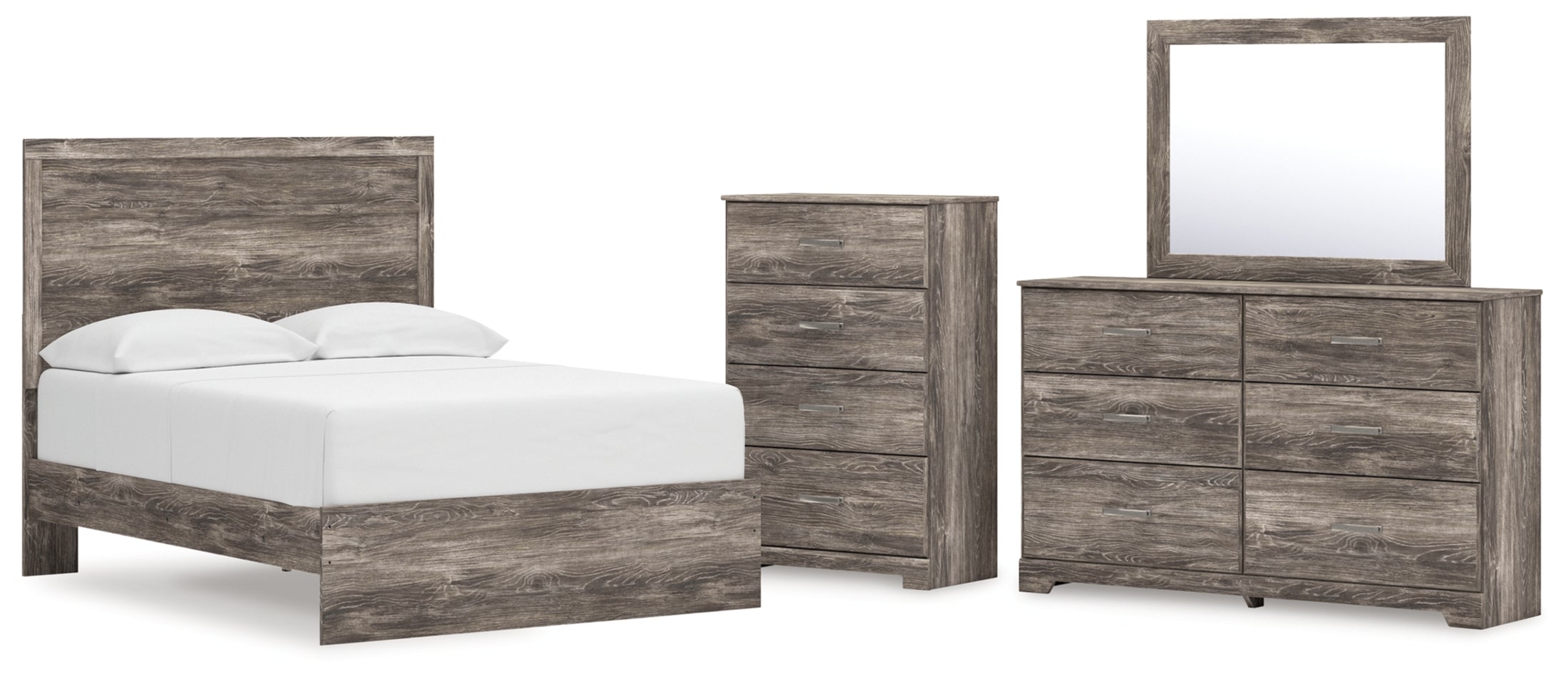 Ralinksi Full Panel Bed, Dresser, Mirror and Chest