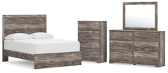 Ralinksi Full Panel Bed, Dresser, Mirror and Chest