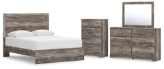 Ralinksi Queen Panel Bed, Dresser, Mirror and Chest