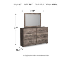 Ralinksi King Panel Bed, Dresser, Mirror and Chest