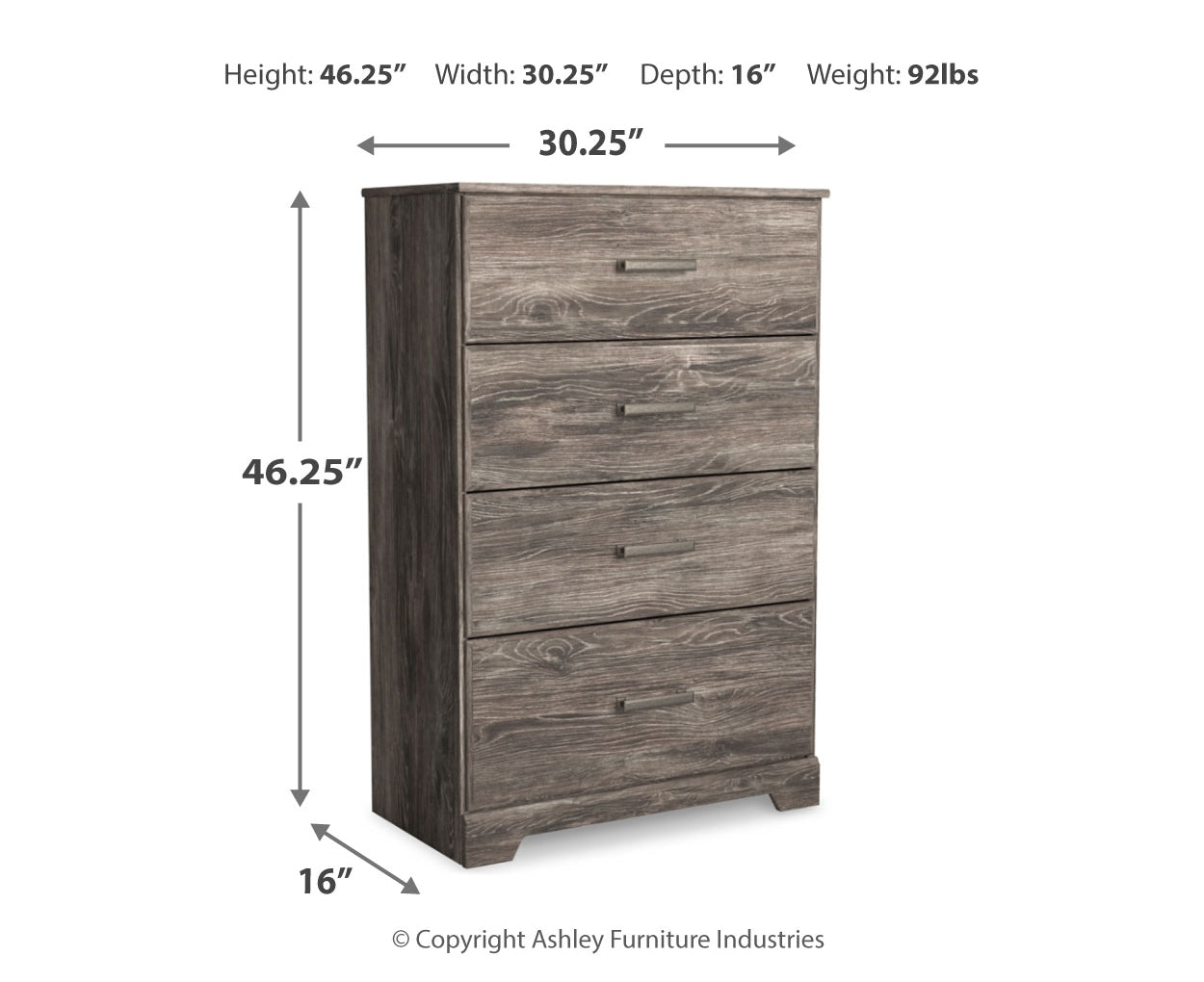 Ralinksi Queen Panel Bed, Dresser, Mirror, Chest and Nightstand