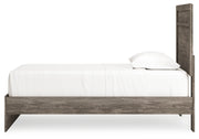 Ralinksi Twin Panel Bed with Mirrored Dresser, Chest and Nightstand