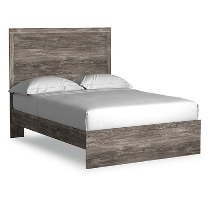 Ralinksi Full Panel Bed with Mirrored Dresser and Nightstand