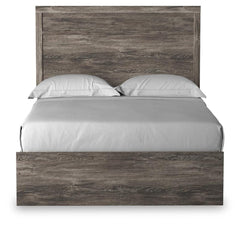 Ralinksi Full Panel Bed with Mirrored Dresser and Nightstand