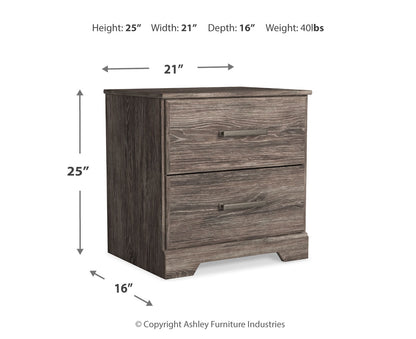 Ralinksi Two Drawer Night Stand