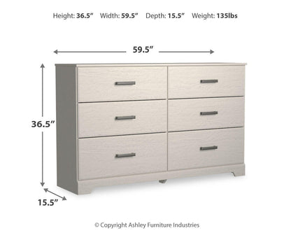 Stelsie Six Drawer Dresser