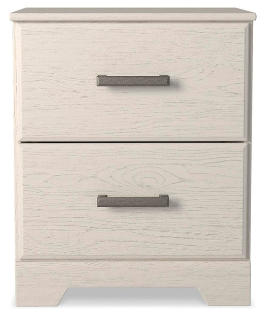 Stelsie Two Drawer Night Stand