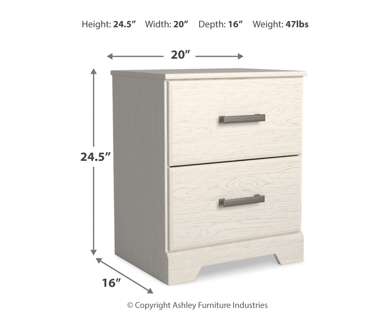 Stelsie Twin Panel Bed with Mirrored Dresser and Nightstand
