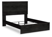 Belachime Queen Panel Bed with Mirrored Dresser and Nightstand