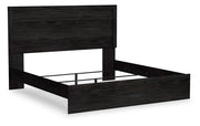 Belachime King Panel Bed and Nightstand