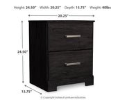 Belachime Queen Panel Bed with Mirrored Dresser and Nightstand