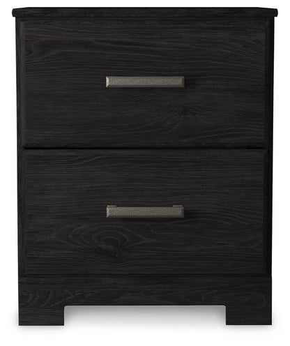 Belachime Queen Panel Bed with Mirrored Dresser and Nightstand