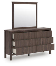 Pamytta King Panel Bed, Dresser, Mirror and Nightstand