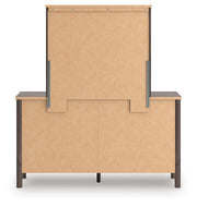 Pamytta King Panel Bed, Dresser, Mirror and Nightstand