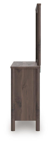 Pamytta King Panel Bed, Dresser, Mirror and Nightstand