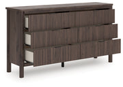 Cadmori Queen Upholstered Panel Bed 4PC Set