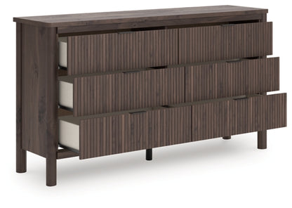 Cadmori Queen Upholstered Panel Bed 4PC Set