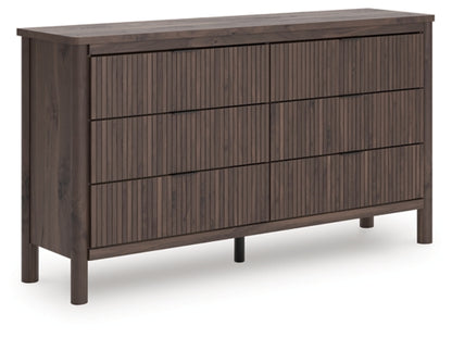 Cadmori Queen Upholstered Panel Bed 4PC Set