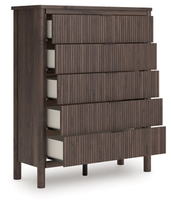 Cadmori Queen Upholstered Panel Bed 4PC Set