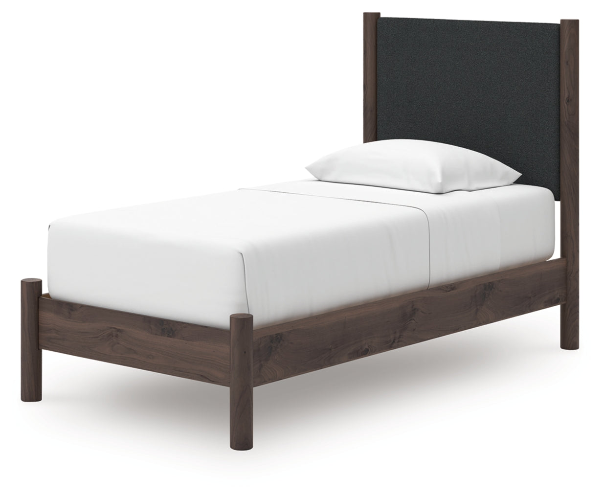 Cadmori Twin Upholstered Panel Platform Bed