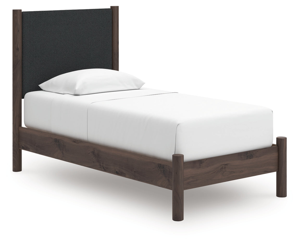 Cadmori Twin Upholstered Panel Platform Bed