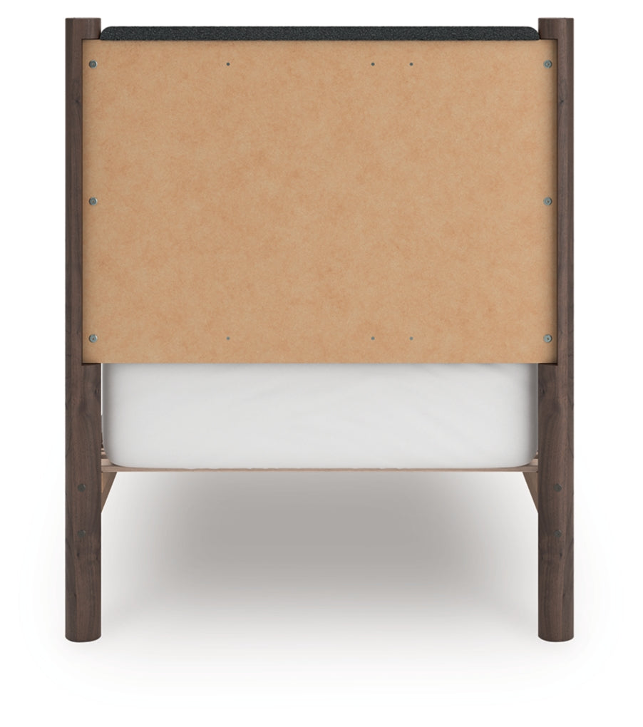 Cadmori Twin Upholstered Panel Platform Bed