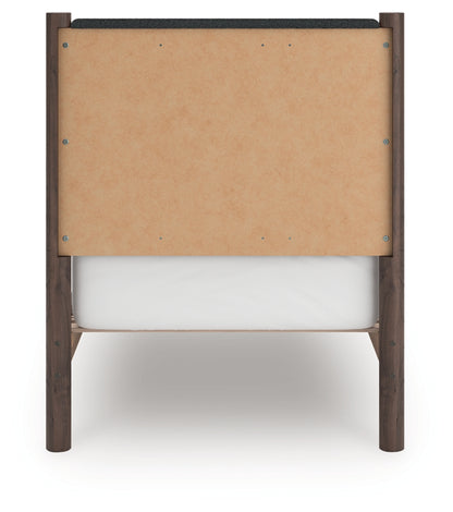 Cadmori Twin Upholstered Panel Platform Bed
