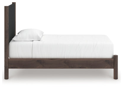 Cadmori Twin Upholstered Panel Platform Bed