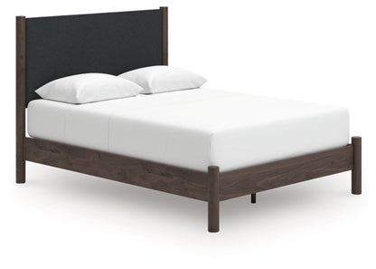 Cadmori Queen Upholstered Panel Bed 4PC Set