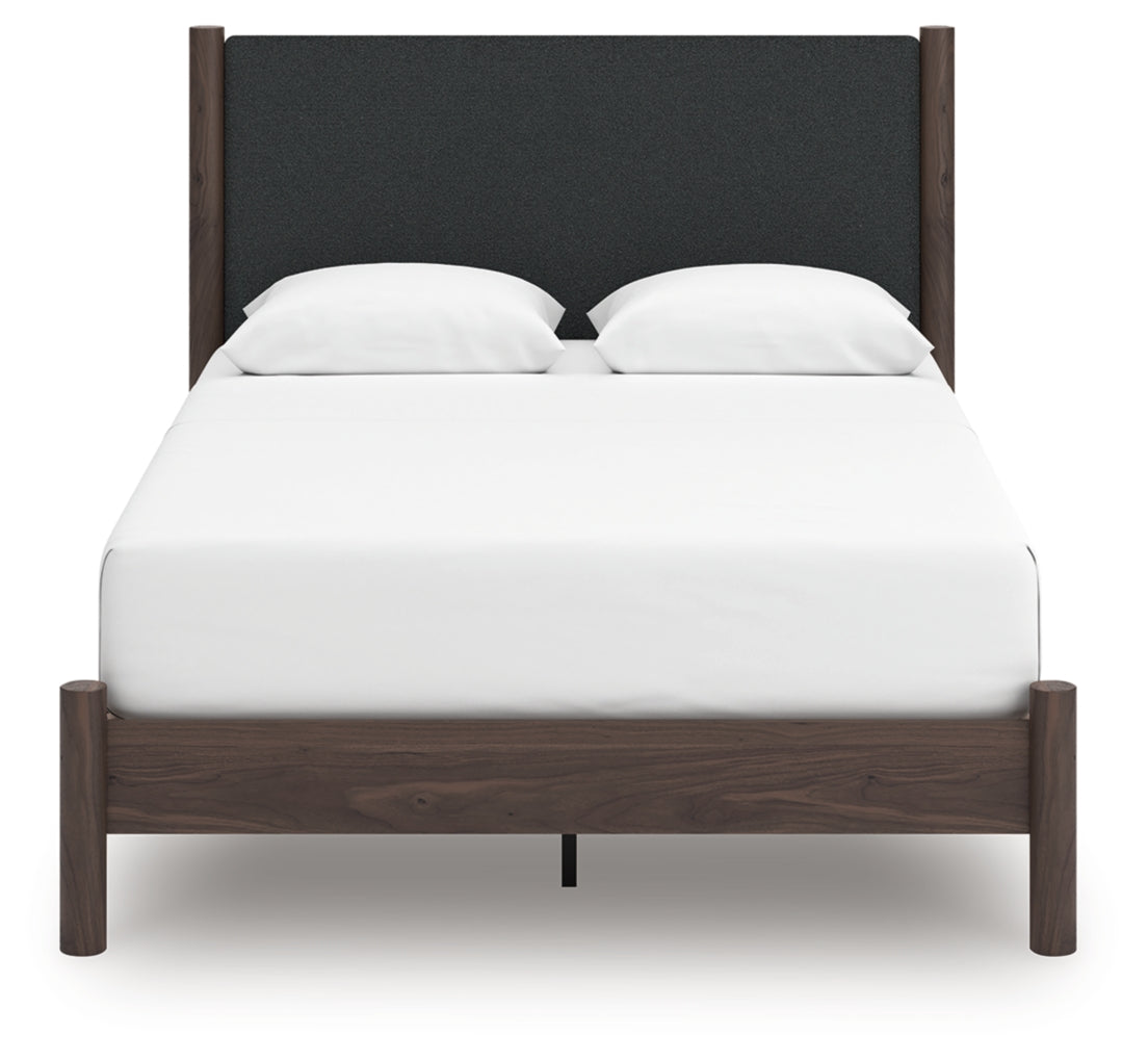 Cadmori Queen Upholstered Panel Platform Bed