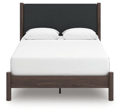 Cadmori Queen Upholstered Panel Platform Bed