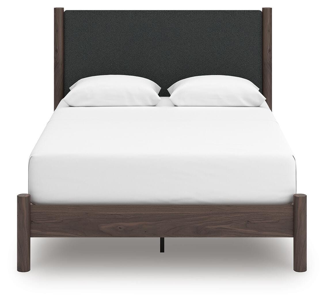 Cadmori Queen Upholstered Panel Platform Bed