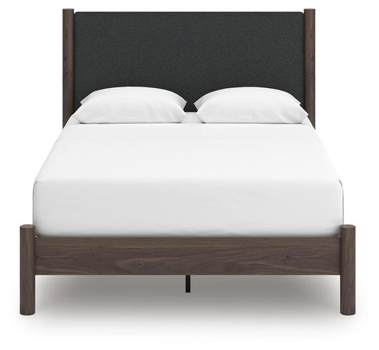 Cadmori Queen Upholstered Panel Platform Bed