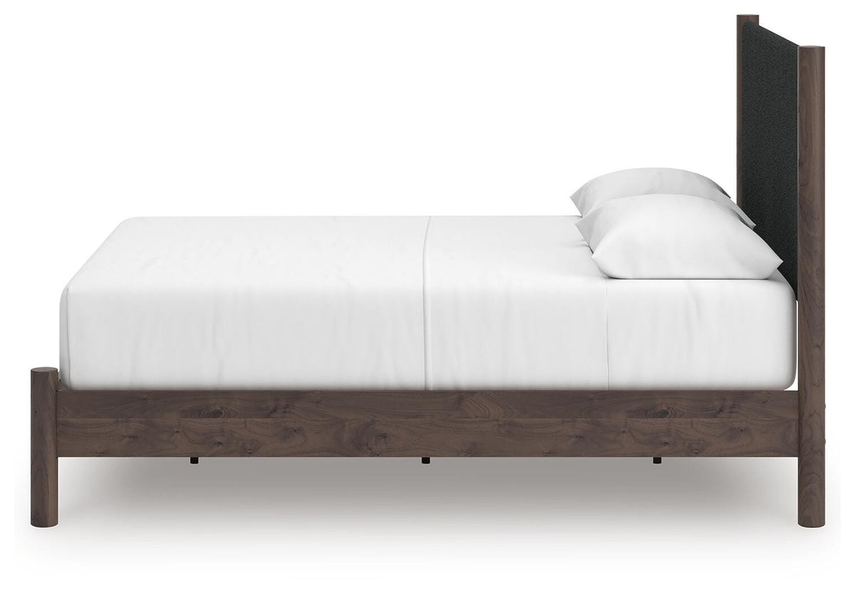 Cadmori Queen Upholstered Panel Platform Bed