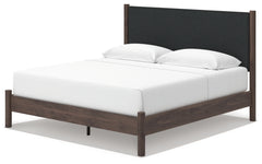 Cadmori King Upholstered Panel Platform Bed