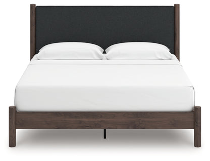 Cadmori King Upholstered Panel Platform Bed