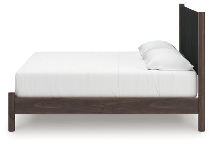 Cadmori King Upholstered Panel Platform Bed
