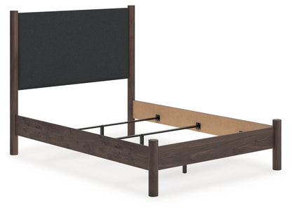 Cadmori Full Upholstered Panel Bed