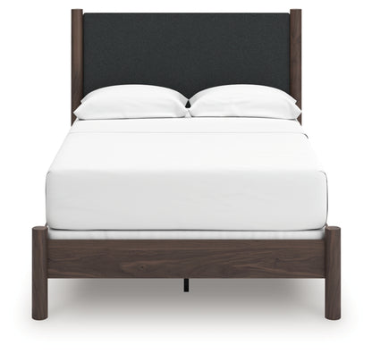 Cadmori Full Upholstered Panel Bed
