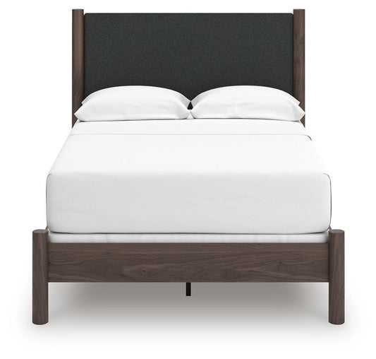 Cadmori Full Upholstered Panel Bed