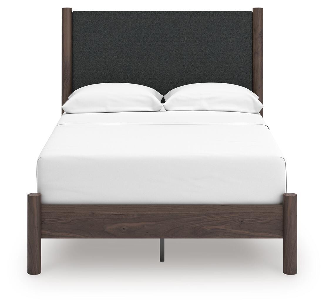 Cadmori Full Upholstered Panel Platform Bed