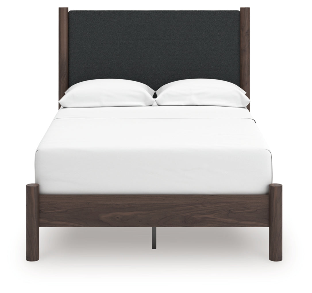 Cadmori Full Upholstered Panel Platform Bed