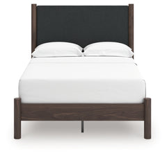 Cadmori Full Upholstered Panel Platform Bed