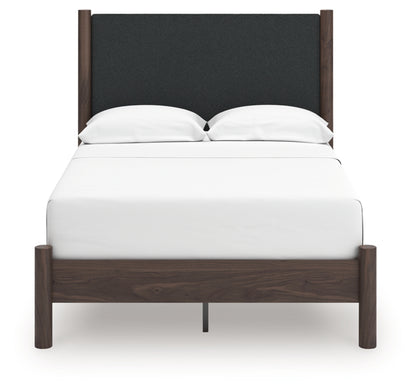 Cadmori Full Upholstered Panel Platform Bed