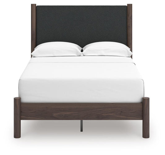 Cadmori Full Upholstered Panel Platform Bed