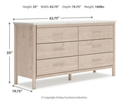 Cadmori Six Drawer Dresser