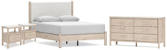 Cadmori Queen Panel Bed, Dresser and 2 Nightstands