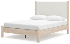 Cadmori Queen Upholstered Panel Bed